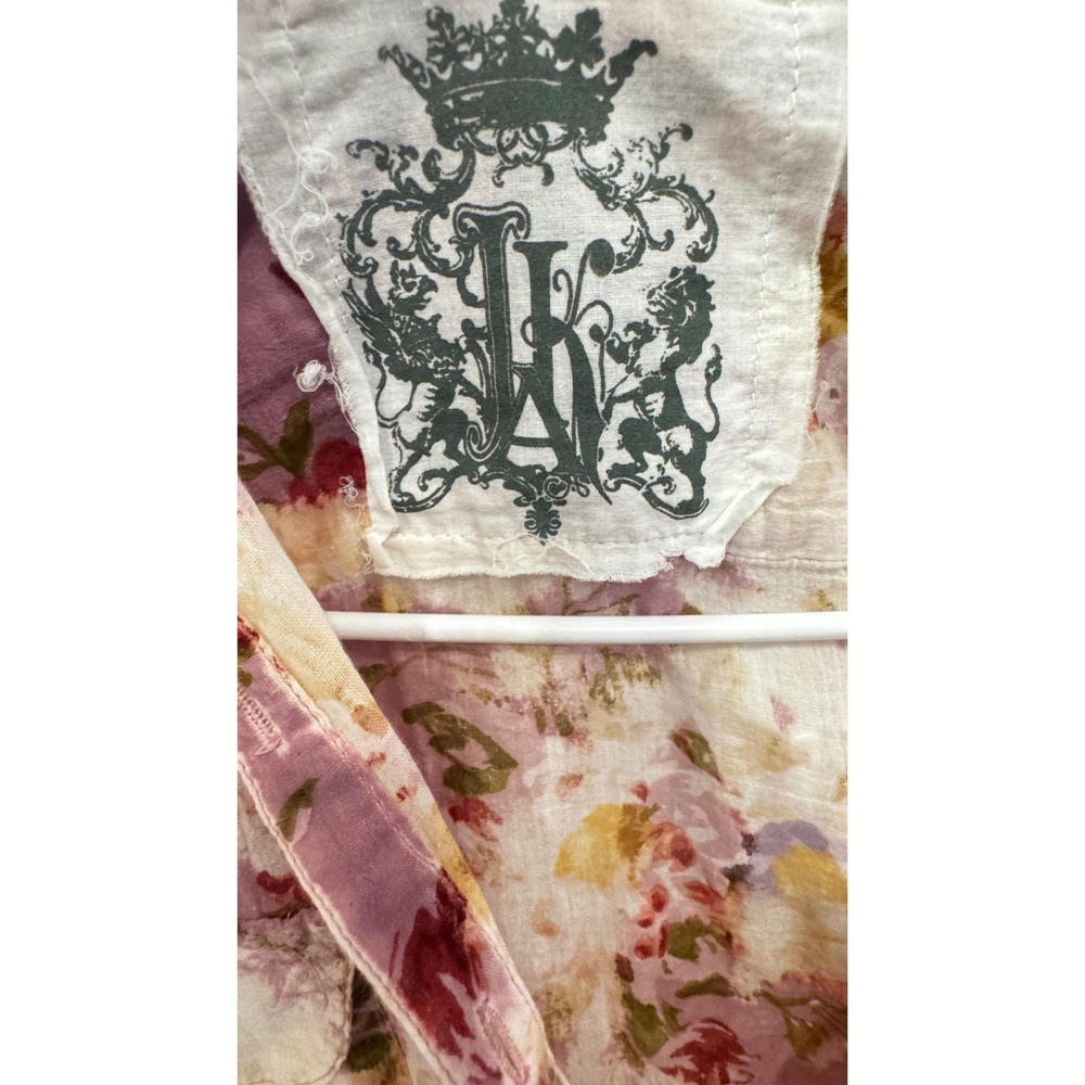 JAK Floral Cotton Gauze Button Down Shirt Lavender Pink Boho USA Small
Preloved - Picture 5 of 10